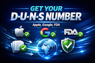 obtain your official d u n s number for apple, google or fda