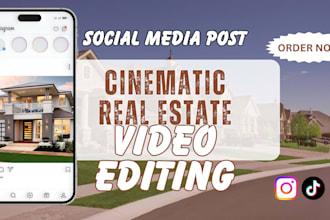 real estate instagram video ads and luxury home video editing for tiktok