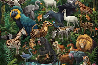 draw all kinds of animals