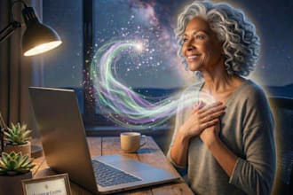 offer a powerful distance reiki session for deep healing and spiritual support