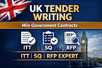 write a winning UK tender bid proposal, itt, sq, rfp response