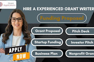 create grant proposal grant startup funding grant investors proposal