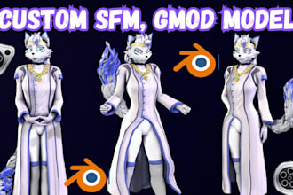 port a custom sfm model, gmod map, mmd, tf2 model, left 4 dead 2, vrchat
