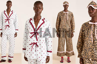 design luxury cotton pajamas and silk pajamas, sleepwear tech pack designer