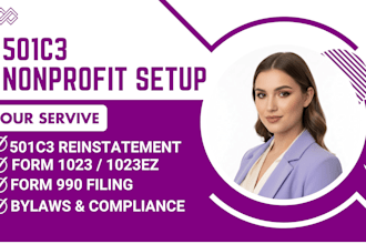 501c3 application, 501c3 filing, 501c3 non profit registration, 501c3 tax exempt