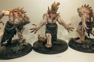 3d print and paint, miniature printing, resin printing, hand paint your model