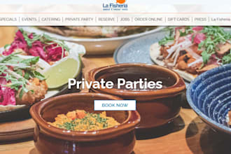 create food blog website with original recipe food photography and recipe book