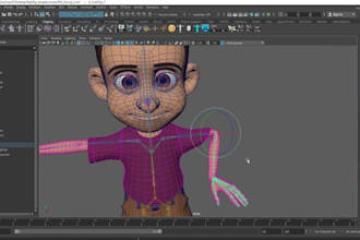 rig 3d character and add 52 arkit facial blendshapes for blender, maya, iclone 8