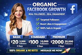 grow your facebook followers organically and fast