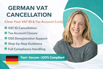 cancel german vat id and tax account with full compliance