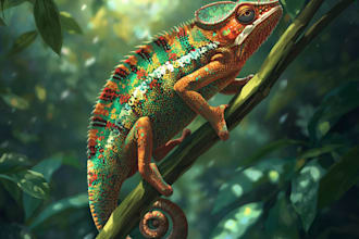 draw detail animal illustration