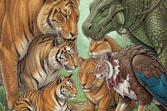draw all kinds of animals