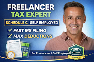 file US tax return schedule c se self employed freelancer irs tax filing service
