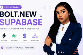 connect bolt new to supabase stripe custom apis and webhooks