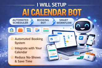setup ai calendar bot retail ai booking automated scheduler ai workflow