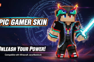 design custom minecraft skins,  and HD skins for your server