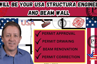 load bearing wall removal beam calc structural drawings for permit ca tx wa ohio