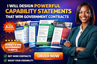 do government capability statement, capability statement for government contract