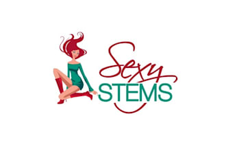 design amazing super sexy stems logo