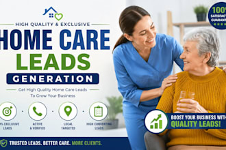 generate verified elderly care and senior homecare leads for your agency