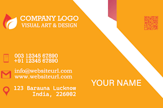 do a professional business card design