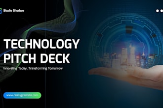 create technology pitch deck ai startup pitch deck  investor deck