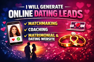 generate online dating leads matchmaking coaching matrimonial and dating website