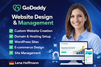 godaddy website redesign godaddy website design, develop godaddy website