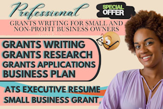 grant proposal, grant resume, nonprofit funding application and grant research