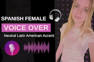 record a spanish voice over for youtube videos