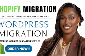 migrate wordpress to shopify woocmommerce to shopify migration wix to shopify
