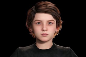 3d iclone faclal rig,rig animaze avatar model,unity,character,vtuber blendshape