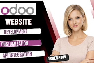 do odoo website development, customization, and API integration