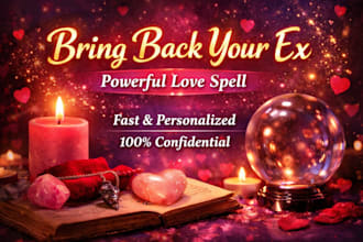 cast a powerful love spell for reconciliation, attraction, or soulmate