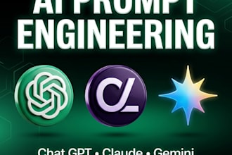write custom ai prompts for chatgpt, claude and gemini