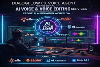 create ai automation workflow n8n ai voice agent n8n zapier ai automation bitrix