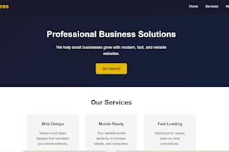 build responsive HTML CSS website