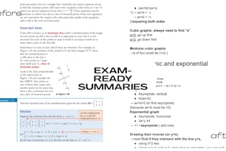 simplify your study material into exam ready notes