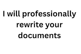 rewrite and polish your CV, email, or personal statement
