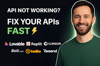 fix API integration issues in your no code app like lovable bolt raplit
