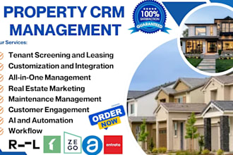 setup  property management CRM via entrata appfolio mri innago doorloop resman