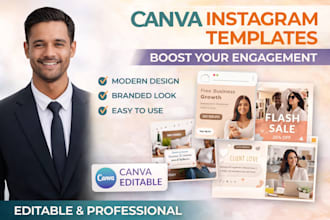 design canva social media templates for instagram posts and branding