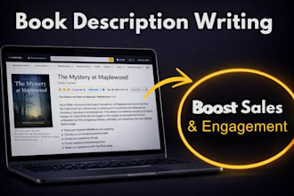 write book blurb book description synopsis author bio and kindle amazon listing