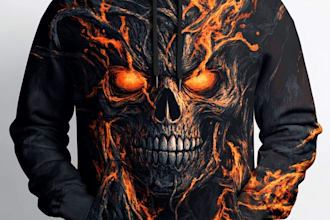 create awesome designs for hoodie and sweatshirts