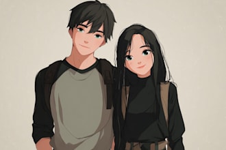draw yuri anime, game, fanart, oc, sfw or nsfw art