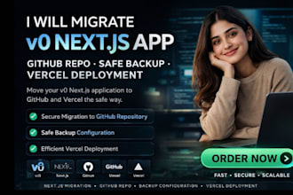 migrate v0 nextjs app github repository safe backup vercel deployment