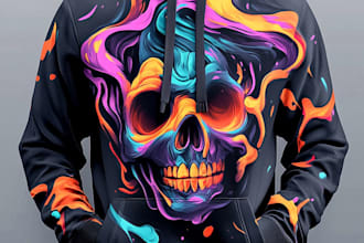 do custom hoodie design or clothing design