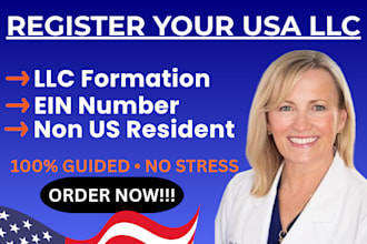 do USA llc registration, ein number, and llc formation for your business