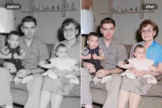 recover old photos and restore damaged images professionally