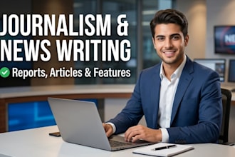 professional news writing reporting and journalism services